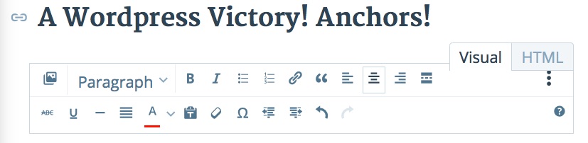 anchor text html tab