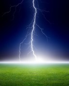 When lightning strikes an author!