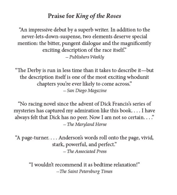 Praise for King of the Roses