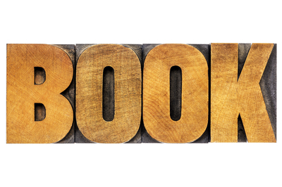 Big word "book" in "letterpress."