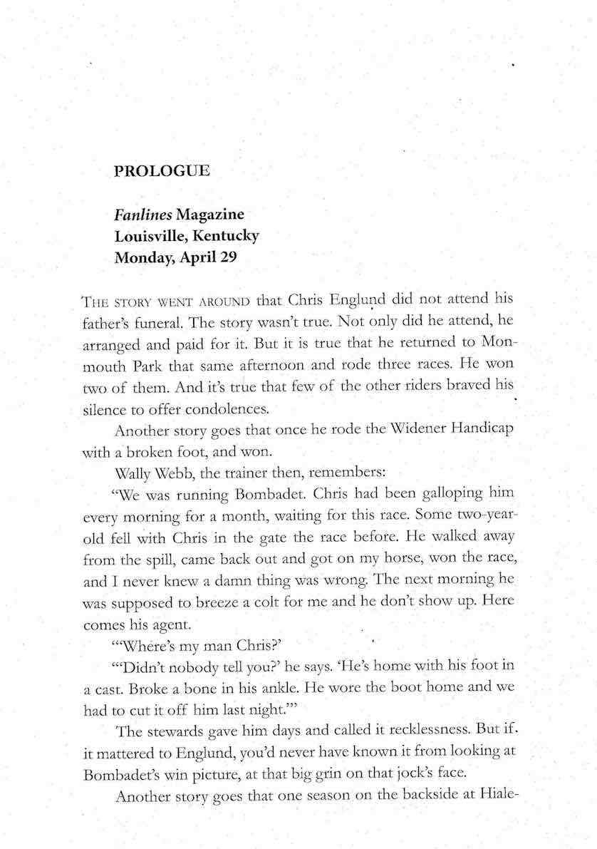 Page 1 of King of the Roses in Adobe InDesign